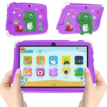 Tablet per bambini Android con WiFi, Octa Core, anti caduta 7 pollici, apprendimento per bambini