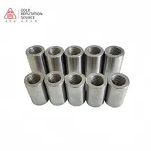 Acoplador de Barra de Reforço com Rosca Reta de Fácil Instalação, Design de Rosca Paralela Reduz o Tempo e o Trabalho de Instalação
