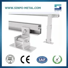 Sistema Solar Ajustável Sistema de Painéis Solares Suporte de Metal Sistema Solar Ajustável Sistema de Painéis Solares Suporte de Metal