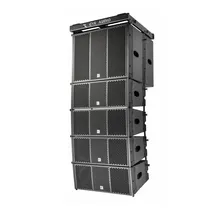 Système de ligne array à deux voies avec haut-parleur de grave en néodyme de 8 pouces, système de ligne array tout temps