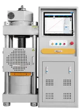 Máquina de Teste de Compressão Servo Hidráulica Controlada por Microcomputador