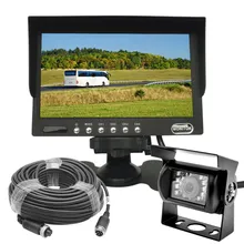 7 Pollice Ahd 2-Channel Monitor Rimorchio Ruota Camper RV Sistema Telecamera di Retromarcia