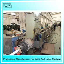 Ligne d'extrusion de câbles en PVC/HDPE, machine de fabrication d'extrudeuse de câbles, machine d'extrusion de câbles en PVC/HDPE, machine de fabrication de fils et câbles