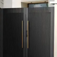 Modern Alüminyum Kayar Kapı Otomatik Güvenlik Kapısı Akıllı Kontrol Sistemi