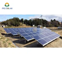 Sistema de Montagem em Solo de Alumínio para Painéis Solares Sistema de Suporte Solar