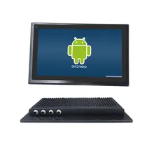 15.6-Inch Custodia in metallo IP65 Rk3399 Display touch screen Android RJ45 Pannello PC Android Poe