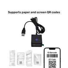Hoge Resolutie USB QR Code Barcode Scanner met OCR Functie