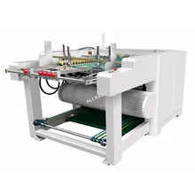 自動段ボールV溝加工機 rigid box用紙ボード溝加工機