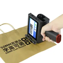 コンパクトなハンドヘルドで簡単操作の鮮明なテキスト家庭用インクジェットプリンター