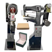 Macchina per incollare scatole rigide quadrate in PVC con nastro adesivo per angoli a quattro box Macchina per incollare scatole rigide quadrate in PVC con nastro adesivo per angoli a quattro box