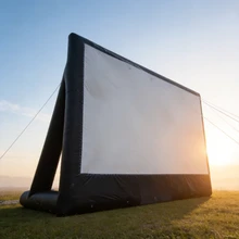 Schermo cinematografico gonfiabile posteriore di grandi dimensioni commerciale