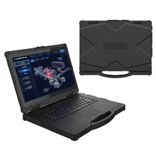 Sac à dos pour ordinateur portable robuste Getac étanche entièrement extrême robuste 14inch Tablette robuste Ordinateur portable robuste