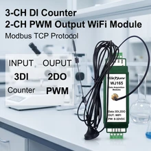 3 Di Sayıcılar, 2 PWM Çıkışları, Modbus TCP Protokolü, WiFi Modülü Frekans Ölçüm Sensörü Sinyali