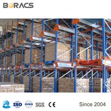 Sistem Rak Radio Shuttle Otomatis Racking Pallet Pelari Rak Penyimpanan Gudang Baja Sliding