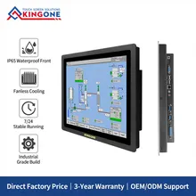USB/RJ45/COM/Audio 19 Zoll LCD Touchscreen Industrie Panel PC Android & Linux Betriebssystem I5/I3 CPU All-in-One Monitor