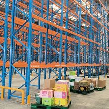 Sistemas de Prateleiras de Armazenamento de Paletes Duráveis, Estruturas de Aço Pesadas para Armazenamento Industrial em Armazém, Sistema de Prateleiras para Paletes