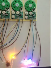 Modulo Sonoro Musicale per Schede Chip Sonoro con Luci LED
