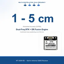 Módulo GNSS RTK de doble frecuencia de alta precisión con antena integrada