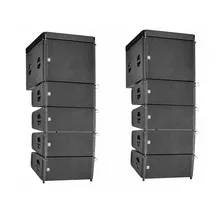 10 Altoparlanti a Line Array da 8 Pollici + Sistema Audio + Coperchio per Line Array + Audio Professionale