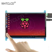 โรงงานผู้ผลิต 7 นิ้ว 800X480 จอแสดงผล TFT LCD โมดูลหน้าจอสัมผัสแบบ capacitive สำหรับ Raspberry Pi 3/4/5 แสดงผล