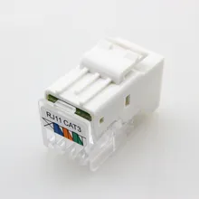 4-Pin CAT3 RJ11 Mô-đun Keystone Điện Thoại Không Cần Dụng Cụ