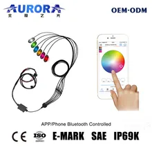 6 Kit di luci LED RGB multicolore per pod