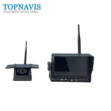 ระบบกล้องสำรอง / กล้องมองหลังขนาด 7 นิ้ว แบบไร้สาย ใช้พลังงานแสงอาทิตย์ พร้อม DVR