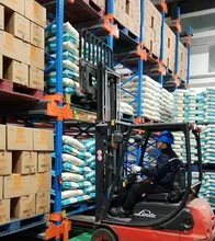 Soluzione Unica Carrello Elevatore Agv Rgv Shuttle Radio Rack di Stoccaggio in Acciaio Attrezzature Sistema di Racking per Magazzino