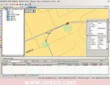 Cliente GPRS computerizzato di Maptrack_CS che segue software per oltre 5000 veicoli