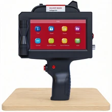 Stampante a getto d'inchiostro portatile per importazione di dischi USB con testo e motivo personalizzati per codifica in batch