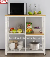 Estantes de almacenamiento de cocina de acero multifuncional
