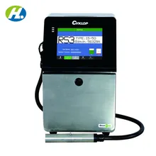 Cyklop Cm770 Macchina di Codifica a Getto d'Inchiostro Continuo ad Alta Risoluzione per Micro Stampa Codificatore Industriale per Data di Scadenza Stampante a Getto d'Inchiostro per Plastica