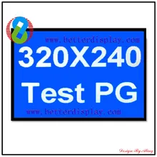 Módulo de Display LCD FSTN com Retroiluminação Azul Negativa Personalizada