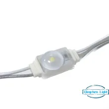 Modul LED Ukuran Mini 0.36W 12V DC untuk Tanda Huruf Saluran Ukuran Kecil Pencahayaan Kotak Belakang Modul LED dengan Lensa