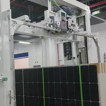 Machine d'emballage de panneaux solaires à énergie nouvelle, machine de cerclage automatique à forte charge