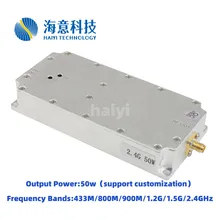 50W 433MHz 800MHz 900MHz RF-Leistungsverstärkermodul Transceivermodul Störmodul