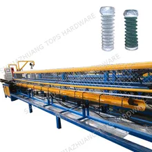 Máquina de fabricación de cercas de eslabones de cadena totalmente automática, máquina de tejido de malla de alambre