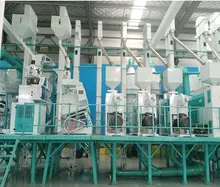 50-2000 Tpd schlüsselfertige Reis-Mühlenanlage Komplettset automatische Reis-Mühle