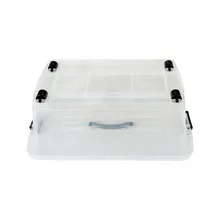 Einfaches Design 8gallon Radtyp Kunststoff Aufbewahrungsmini-Box für die Aktenaufbewahrung