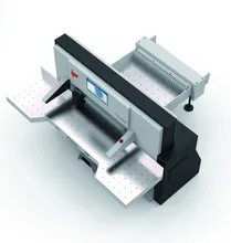 Máy cắt giấy điều khiển thủy lực chính xác cao hoàn toàn tự động và máy tính hóa