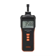 2 in 1 Nicht-Kontakt- & Kontakt-Tachometer Drehzahlmessung Rpm Meter