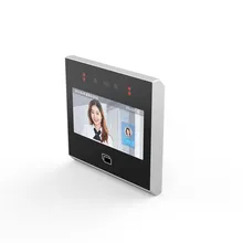 4-Inch เครื่องบันทึกการเข้าร่วมด้วยการจดจำใบหน้า ระบบควบคุมการเข้าถึง Android ที่มีระบบการจดจำใบหน้า