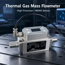 Hochpräziser Gas-Massenstrommesser für die Automatisierungssteuerung 4-20mA Analogausgang kompatibel mit PLC-System