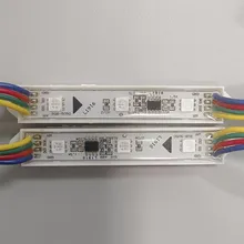 SMD5050 Dükkan Vitini 3LED Su Geçirmez Harf Işık Lambası RGB LED Modül Işığı