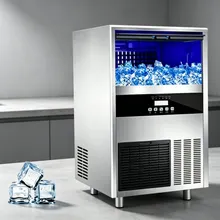 Bilgisayar Kontrollü Sistem 40kg Sabit Buz Yapma Süreci için Akıllı Küçük Buz Yapma Makinesi