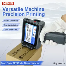 Tragbarer Handheld-Tintenstrahldrucker, Mini kompakte Datencodiermaschine, Mehrmaterial- und Mehroberflächen