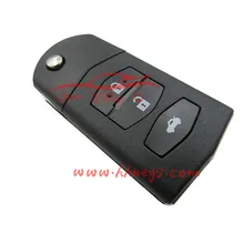 Mazda 3 botões Original Remote Shell chave flip Mazda 3 botões Original Remote Shell chave flip