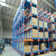 Scaffale in acciaio a navetta radio automatica per scaffalature di magazzino