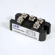 Mds100A1600V Dreiphasen-Brückengleichrichtermodul, Vollwellen-Dreiphasen-Brückengleichrichtermodul, Hochleistungsbatterieladegleichrichter