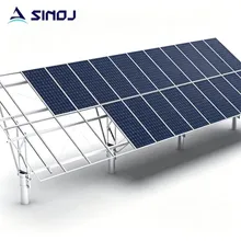 यूटिलिटी-स्केल सोलर फ़ार्म रैकिंग के लिए पवन-प्रतिरोधी ग्राउंड PV माउंटिंग सिस्टम